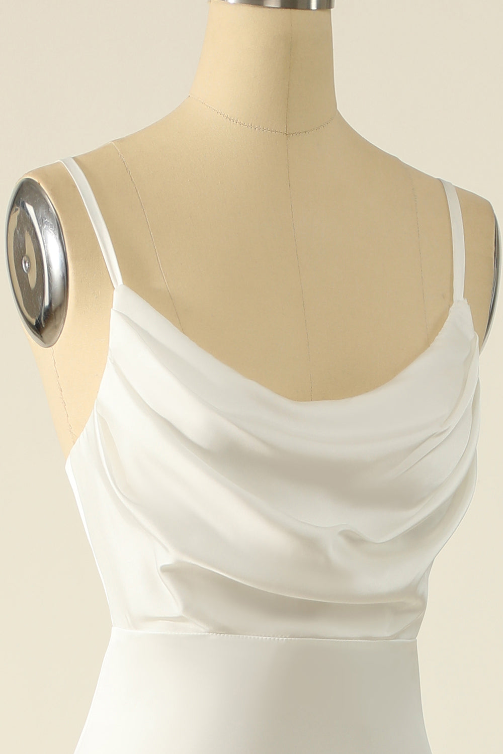 Stretch Satin V-Neck Sleeveless Bridesmaid Dress| Plus Size | 60+ Colors