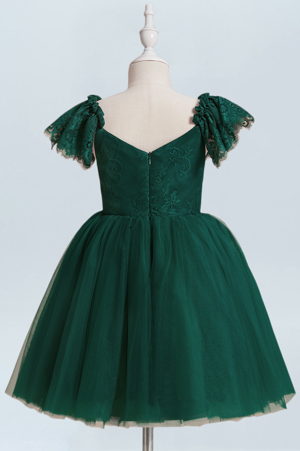 Chiffon Scoop Neck Sleeveless Flower Girl Dress